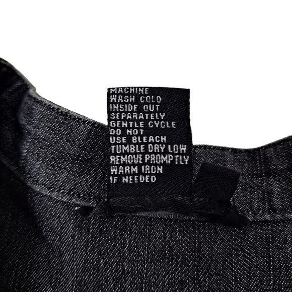 Sandro Sportswear Sz 10 Black Cotton Blend Pullover‎ Dress Pockets - Picture 10 of 12